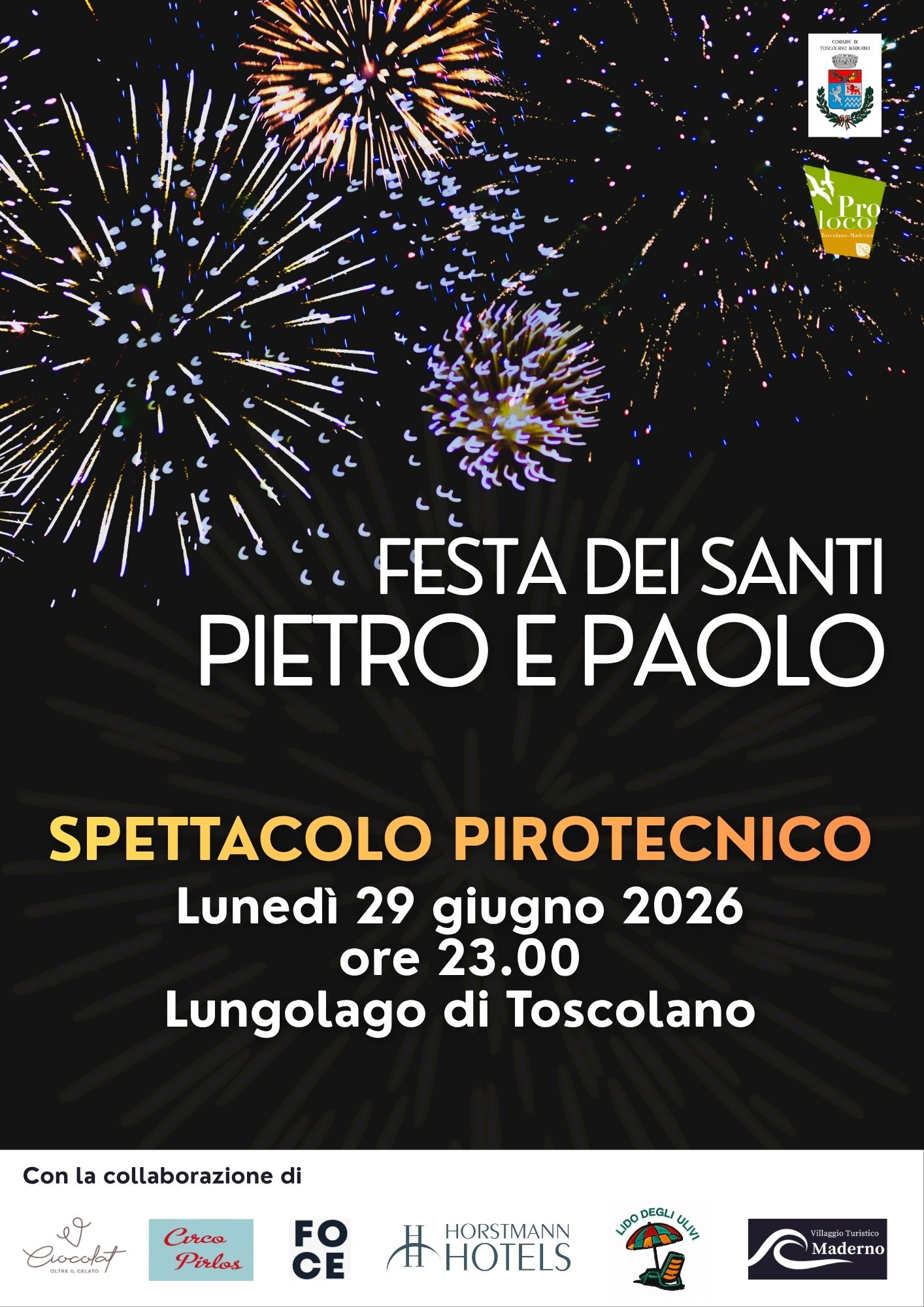 Fuochi per i Santi Pietro e Paolo