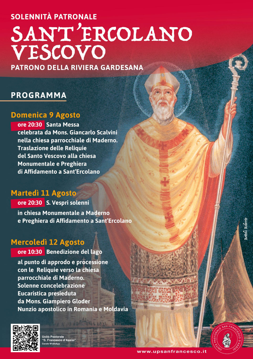 Sunday, 9 August – Religious Celebrations